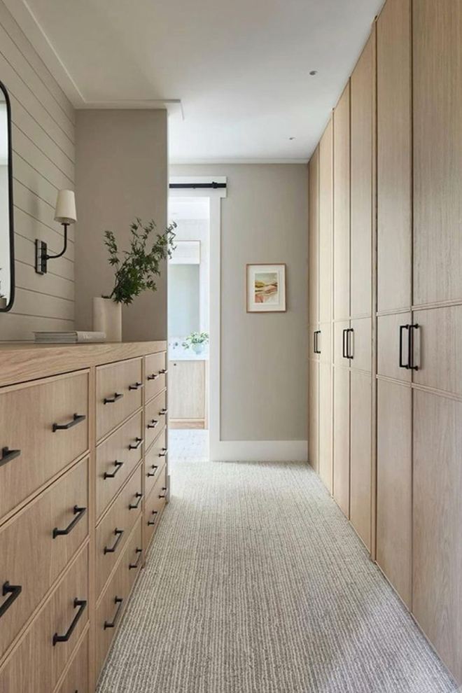 walk-through bedroom cupboard